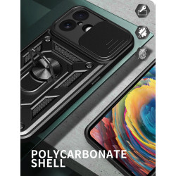 For Apple iPhone 17 Case With Slide Lens Cover Phone iPhone 17ProMax 16ProMax 16e 16plus Ring Shockproof Stand Holder Phone Case