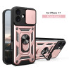 For Apple iPhone 17 Case With Slide Lens Cover Phone iPhone 17ProMax 16ProMax 16e 16plus Ring Shockproof Stand Holder Phone Case