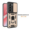 Case for Infinix Hot 60 Pro+ 4G Slide Camera Protect Stand Phone Shell Funda for Hot 50 Pro+ 4G Hot 50 Cover