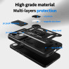 Case for Tecno Spark 40C Slide Camera Protect Stand Phone Shell Funda for spark 40pro 30Pro 30C 4G Cover