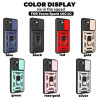 Case for Tecno Spark 40C Slide Camera Protect Stand Phone Shell Funda for spark 40pro 30Pro 30C 4G Cover