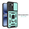 Case for Tecno Spark 40C Slide Camera Protect Stand Phone Shell Funda for spark 40pro 30Pro 30C 4G Cover