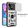 Case for ZTE Blade A35E 5G Slide Camera Protect Stand Phone Shell Funda for Blade A35 4G Cover