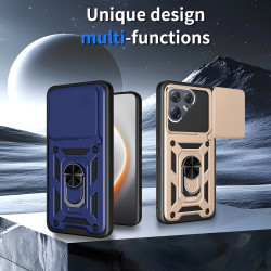 Case for Tecno Pova 7 Ultra Slide Camera Protect Stand Phone Shell Funda for Pova 7pro  6Neo 6Pro Cover