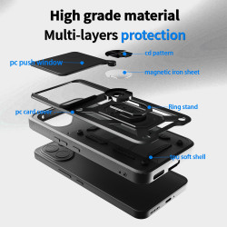Case for Tecno Pova 7 Ultra Slide Camera Protect Stand Phone Shell Funda for Pova 7pro  6Neo 6Pro Cover