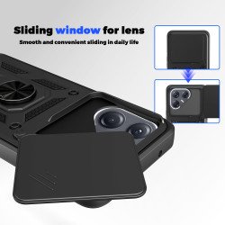 Case for Tecno Pova 7 Ultra Slide Camera Protect Stand Phone Shell Funda for Pova 7pro  6Neo 6Pro Cover