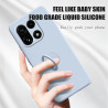 Case for OnePlus 15 Finger Ring Stand Holder Slicone Cover for 1+13T Solid Color Lens Protection Soft Funda