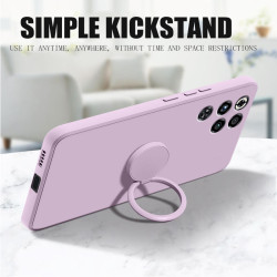 Case for ZTE nubia RedMagic 11 Pro 10Pro Finger Ring Stand Holder Slicone Cover for 9Pro+ Solid Color Lens Protection Soft Funda