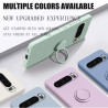 Case for Google Pixel 10 Pro 9 Pro XL 8a Finger Ring Stand Holder Slicone Cover for 10 Pro XL 10 9a 9 Pro 9  8 Pro 8 Solid Color Lens Protection Soft Funda