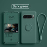 Case for Google Pixel 10 Pro 9 Pro XL 8a Finger Ring Stand Holder Slicone Cover for 10 Pro XL 10 9a 9 Pro 9  8 Pro 8 Solid Color Lens Protection Soft Funda