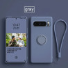 Case for Google Pixel 10 Pro 9 Pro XL 8a Finger Ring Stand Holder Slicone Cover for 10 Pro XL 10 9a 9 Pro 9  8 Pro 8 Solid Color Lens Protection Soft Funda