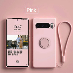 Case for Google Pixel 10 Pro 9 Pro XL 8a Finger Ring Stand Holder Slicone Cover for 10 Pro XL 10 9a 9 Pro 9  8 Pro 8 Solid Color Lens Protection Soft Funda