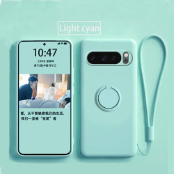 Case for Google Pixel 10 Pro 9 Pro XL 8a Finger Ring Stand Holder Slicone Cover for 10 Pro XL 10 9a 9 Pro 9  8 Pro 8 Solid Color Lens Protection Soft Funda