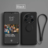 Liquid Silicone Case for Xiaomi 14 Ultra | Shockproof Soft Phone Cover with Ring Holder & Silicone Lanyard