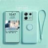 Liquid Silicone Case for Xiaomi Redmi Note 13 Pro 5G & Poco X6 | Soft Ring Holder & Silicone Lanyard Cover
